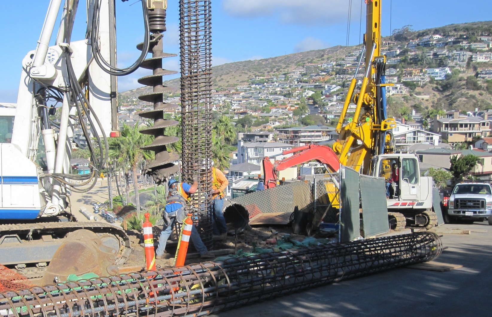 Deep foundation and shoring construction