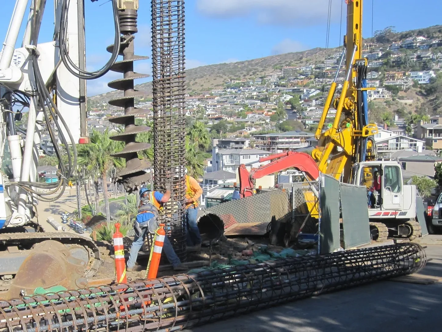 Caisson foundation and drilled shaft design for Los Angeles hillside and deep foundation projects