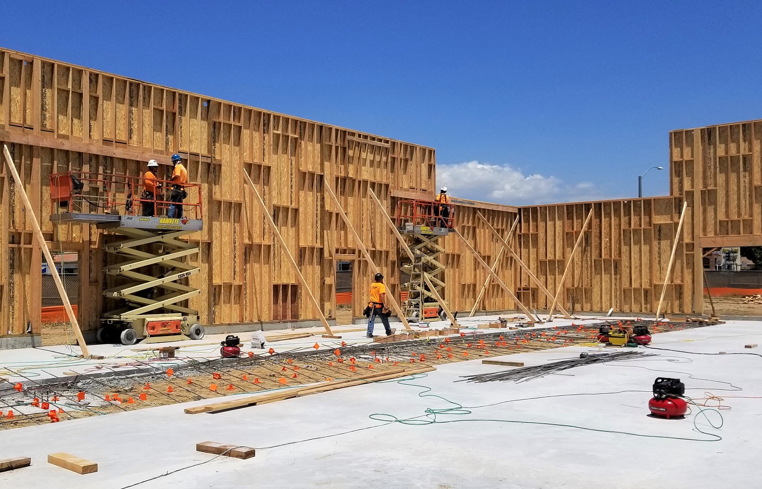 Commercial structural frame project